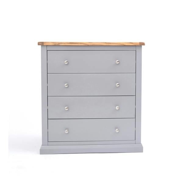 Rocca 4 Drawer Chest of Drawers Chrome Knob