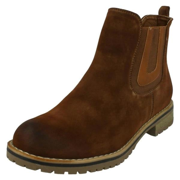 Down to Earth Ladies Down To Earth Flat Chelsea Ankle Boots