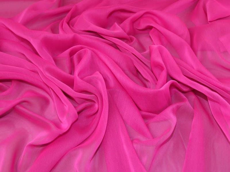 Minerva Core Range Gemini Crinkle Sheer Chiffon Fabric - Plain Design Dressmaking Fabric, 148 cm / 59" Wide - per metre