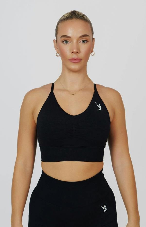 V3 Apparel Tempo 3-Piece Seamless Set - Black