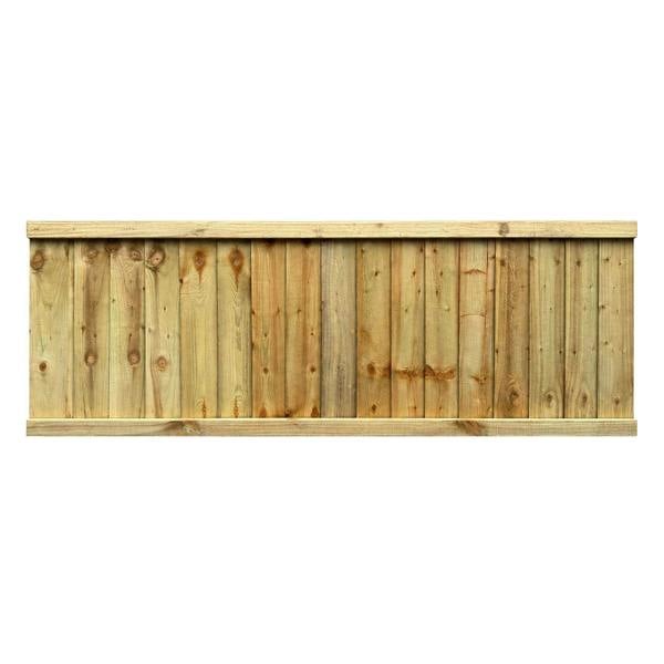 Snowdon Timber Treated Feather Edge Fence Panel (W) 1828mm (H) 600mm