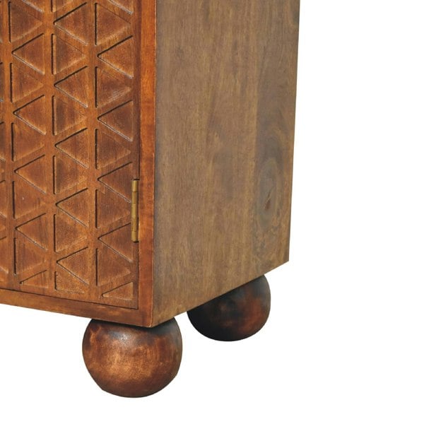 Artisan Furniture Chestnut Dice Cabinet