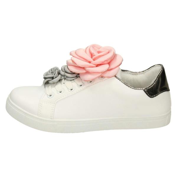 Spot On Ladies Spot On Big Flower Trim Pumps