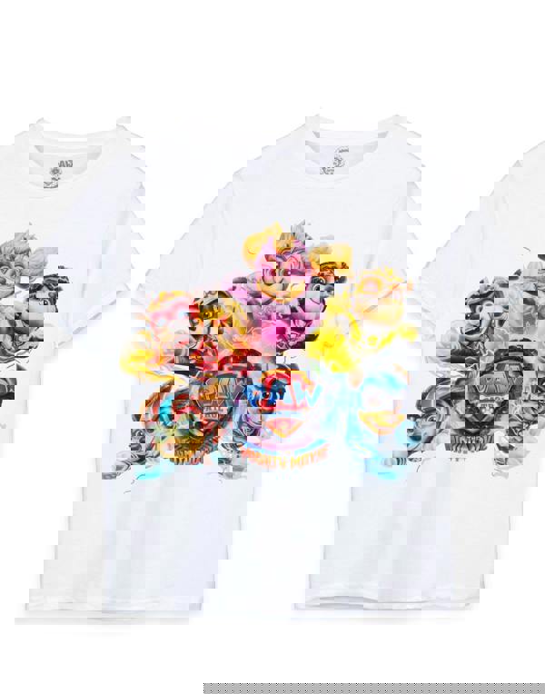 Paw Patrol Unisex Kids White Mighty Movie Short Sleeved T-Shirt