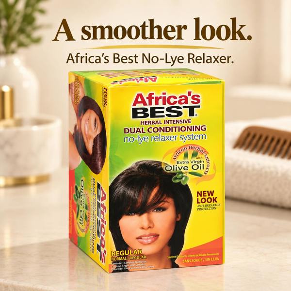 Africa's Best No-Lye Hair Relaxer Kit Regular