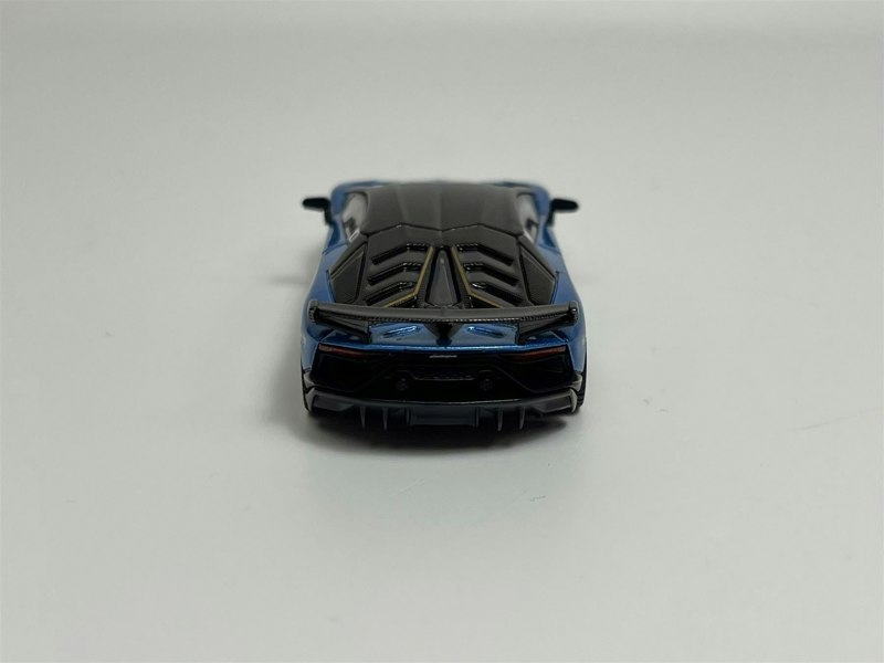 Mini GT Lamborghini Aventador SVJ 63 Blu Aegir LHD 1:64 Scale MGT00784L