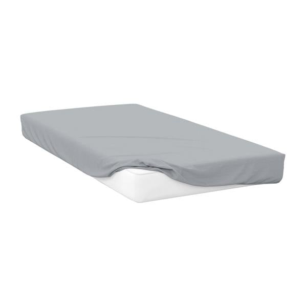 Belledorm Percale Extra Deep Fitted Sheet - Cloud Grey - 