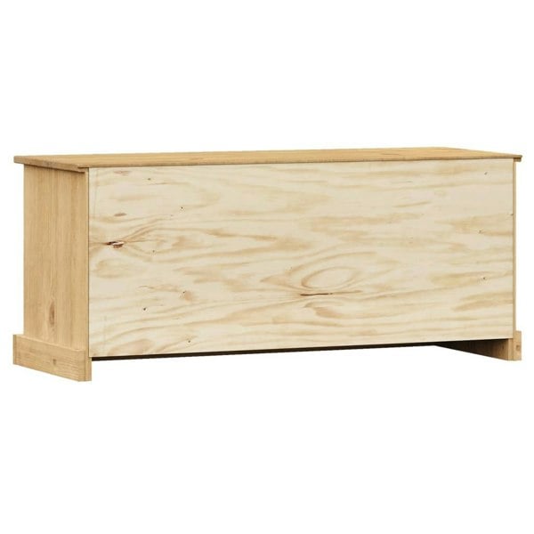 Berkfield Shoe Bench VIGO 106x35x40 cm Solid Wood Pine