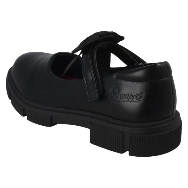 Pineapple Girls Pineapple Bow Detailed Mary Jane School Shoes H2712