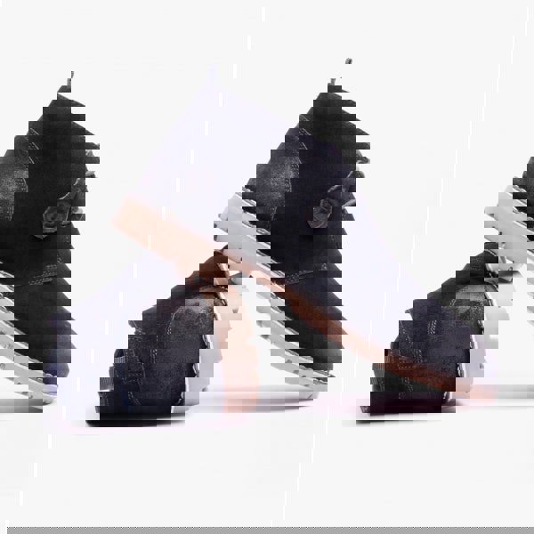 Popps COOPER Mens Desert Boots Navy