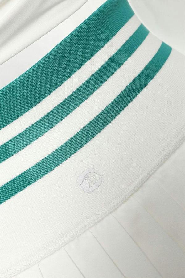 Anniou UPF 50+ Long-Sleeve Polo Pickleball Skirt Set