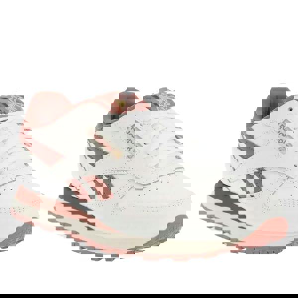 Reebok Childrens/Kids Classic Leather Trainers - Cloud White/Sedona/Chalk - 