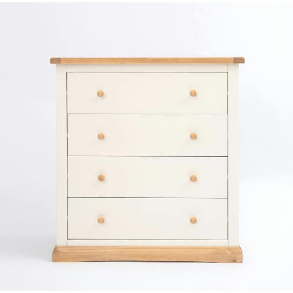 Trevi 4 Drawer Chest of Drawers Wood Knob