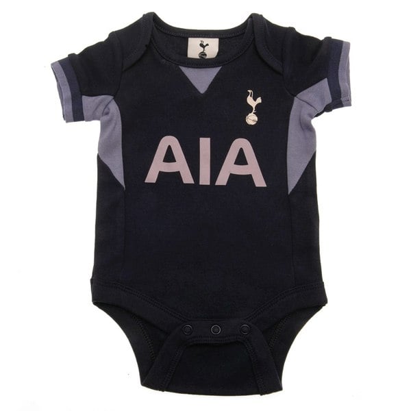 Tottenham Hotspur FC Baby 2023-2024 Kit Bodysuit (Pack of 2) - Navy Blue/Lily White