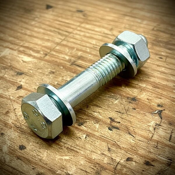 Fixaball M10 Hex Bolt Nut Washers High Tensile 8.8 BZP