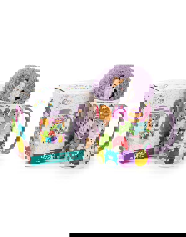 Squishmallows Womens Purple Multi Character Mug and Sock Gift Set (One Size)