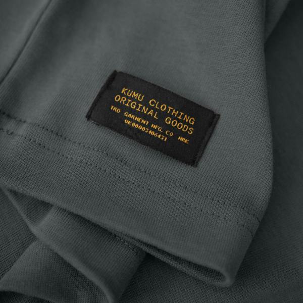 Kumu Heavyweight Pocket Tee Slate Grey