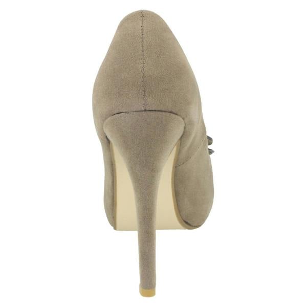 Spot On Ladies Spot On Slip On Heels