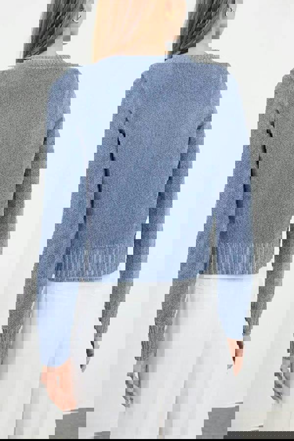 WOVCOR Knit Cardigan with Pocket Detail