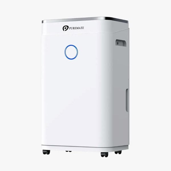 PureMate 20 Litre Dehumidifier with Ioniser, Continuous Drainage Hose and Sleep Mode