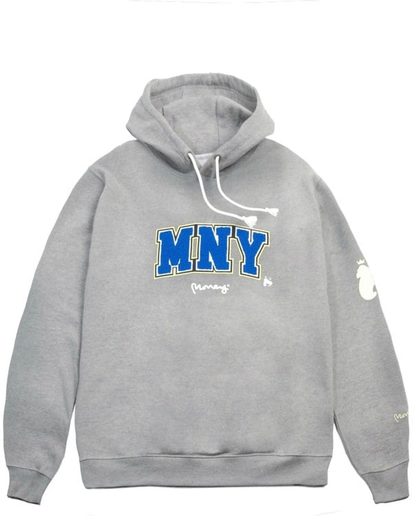 Money MNY Hood Grey Melange