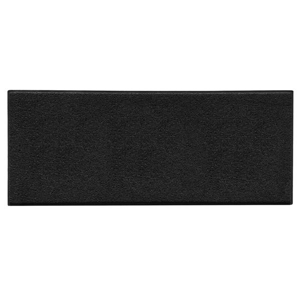 Nicoman Indoor/Outdoor Spaghetti Doormat Plain - Black