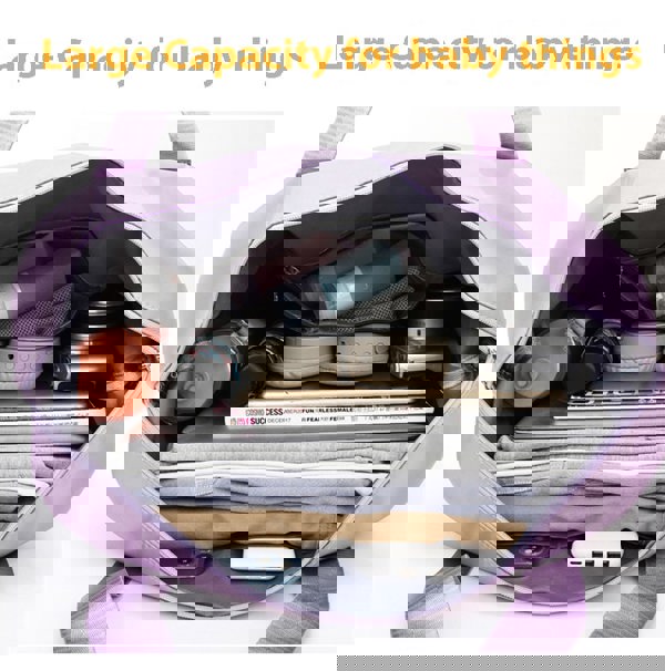 Anymom Mommy Baby Changing Bag Pink Waterproof Handbag Expandable Size With Zipper