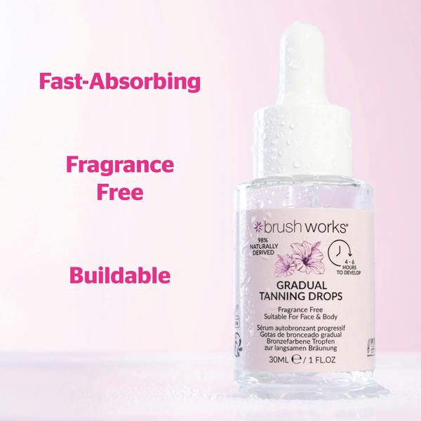 Brushworks Gradual Tanning Drops - 30ml