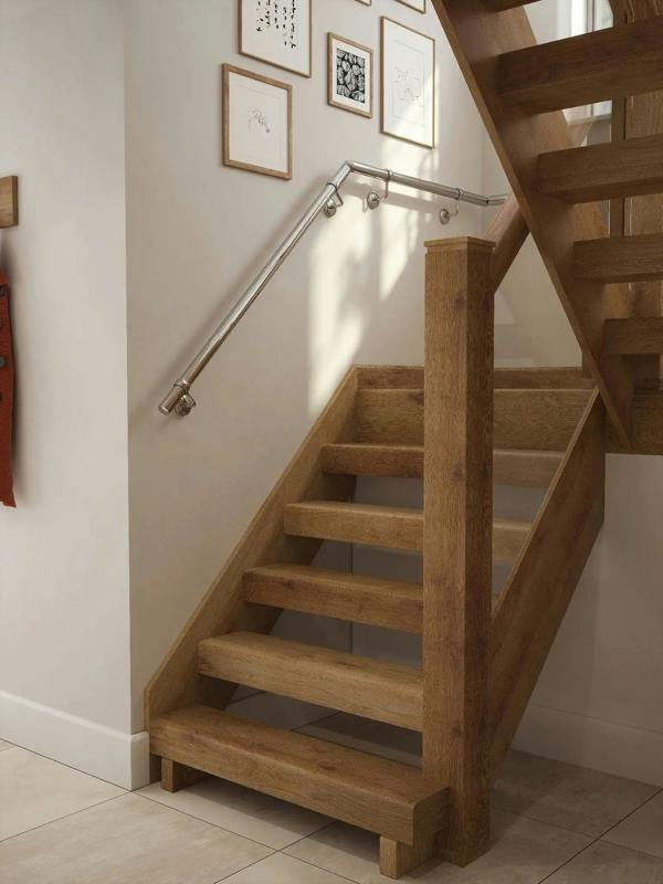 Handrails Direct Radway Chrome Half Turn Handrail