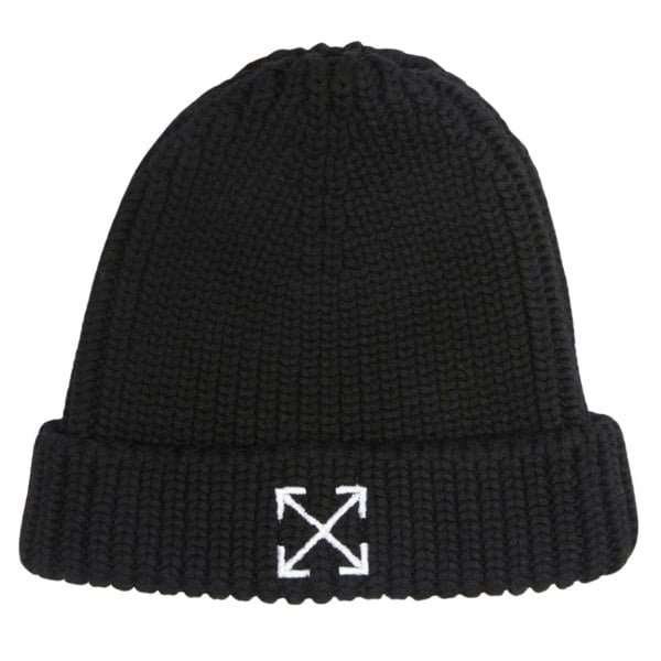 Off-White Arrow Logo Beanie - Black