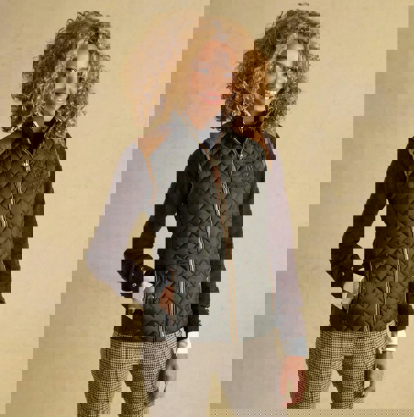 Joules BRAEMAR LUXE Womens Gilet Green