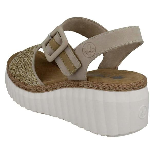 Rieker Ladies Rieker Wedge Sandals 69176