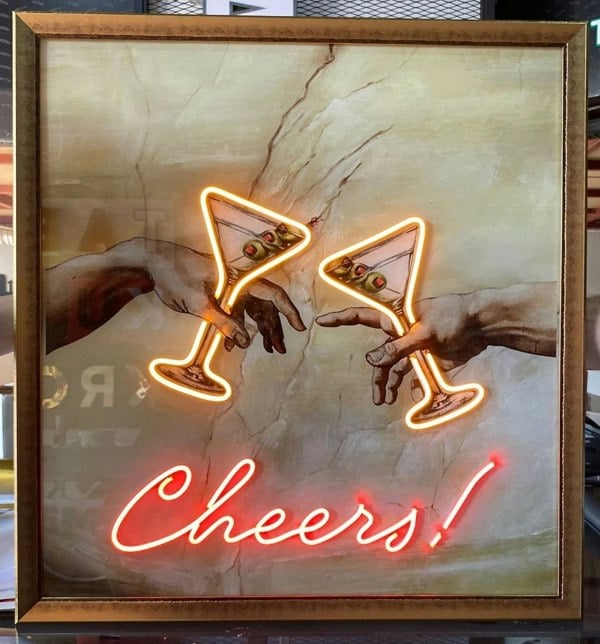 Artchi Cheers Neon Art Sign