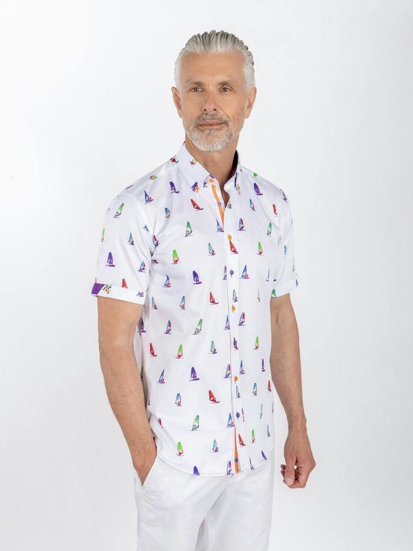 WINDSURF PRINTED SHORT SLEEVE - Claudio Lugli Shirts