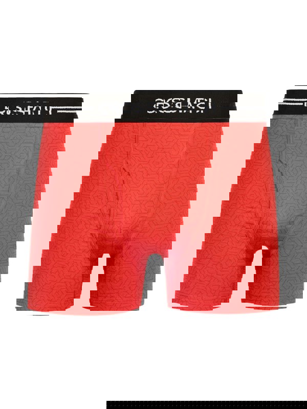 Crosshatch Hexter Boxers 2pk Red