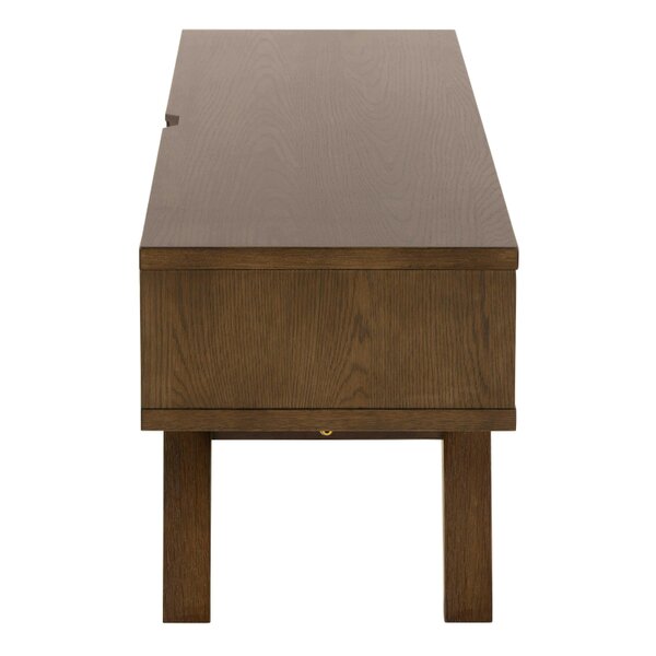 Wyld Haus Jyvaskyla Dark Oak Wood TV Unit 2 Drawers