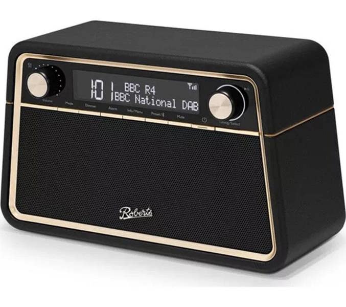 Roberts Reva DAB+ and FM Bluetooth Tabletop Digital Radio with Free Gift RRP £20