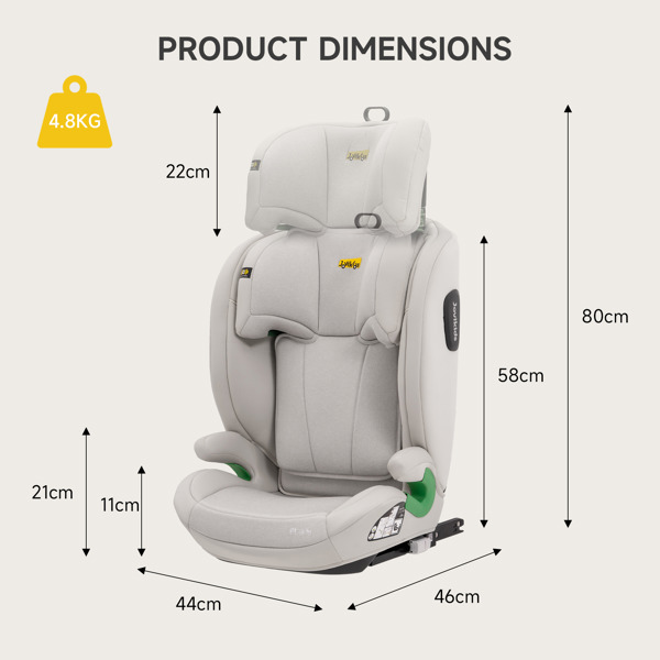 JoviKids Leon Booster Seat - Milkstone