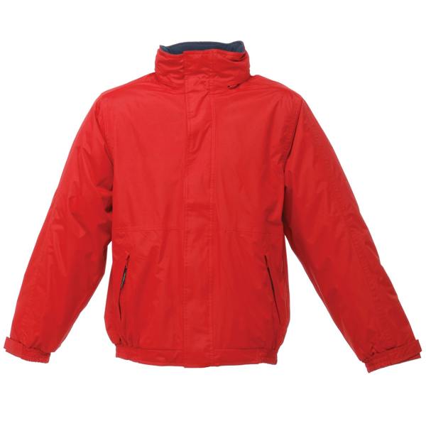 Regatta Mens Dover Waterproof Windproof Jacket - Classic Red/Navy - 