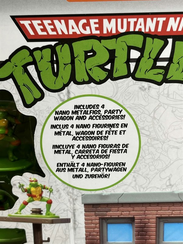 a box with a toy turtle