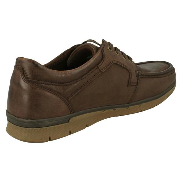 Hush Puppies Mens Hush Puppies Lace Up Moccasin Shoes Dudley