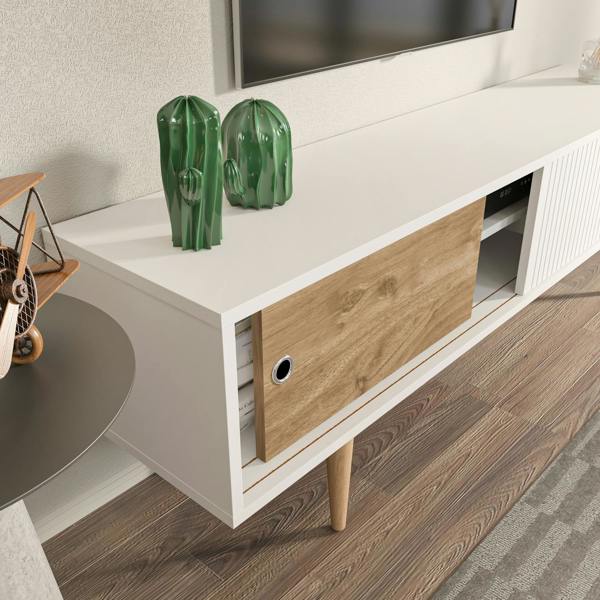 Decorotika Ecrin Modern TV Stand TV Cabinet for TV's up to 65"