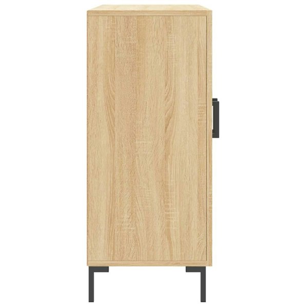 Berkfield Sideboard Sonoma Oak 90x34x80 cm Engineered Wood