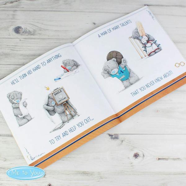 Personalised Super Hero Poem Book - product in use