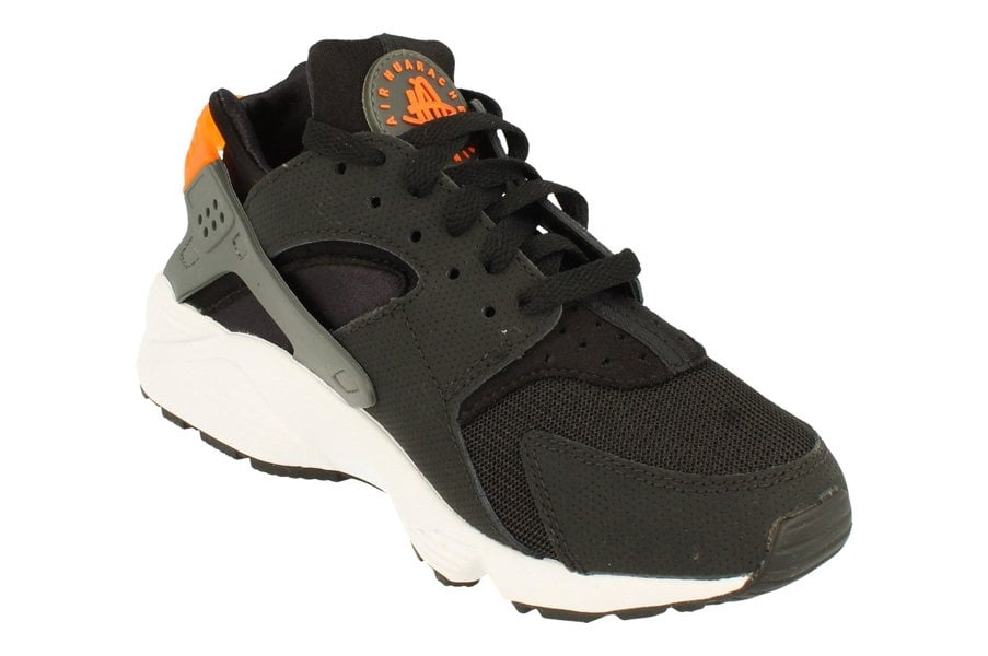 Nike Air Huarache Mens Dx2659  001 - Black Iron Grey Safety Orange 001 - Photo 3