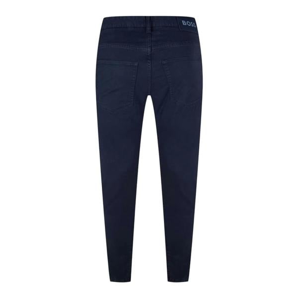 Boss Mens H-Delaware5 Slim Trousers - Dark Blue - 