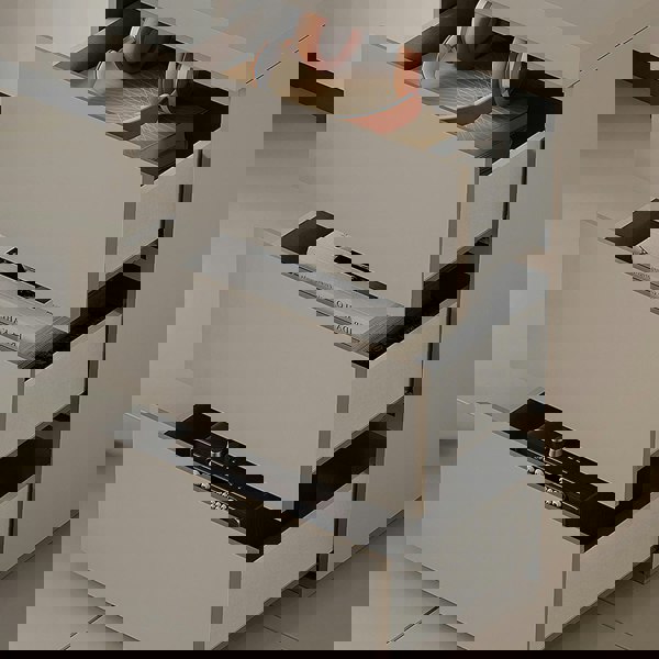 Jamal Office Desk With Storage & Office Chair, Solid Wood with best home office desks