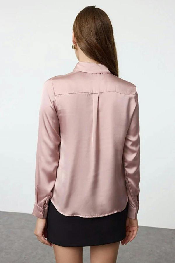 WOVCOR Satin Woven Shirt