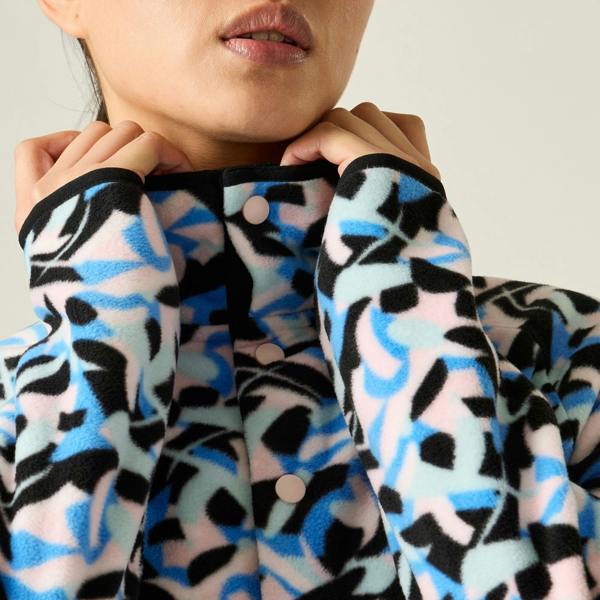 Dare 2B Womens/Ladies Swirl Button Fleece Top - Multicoloured - 