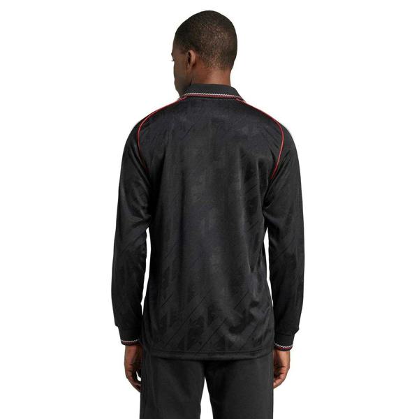 Adidas Mens Manchester United FC Long-Sleeved Jersey - Black - 